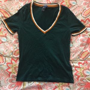 Forest green colored top